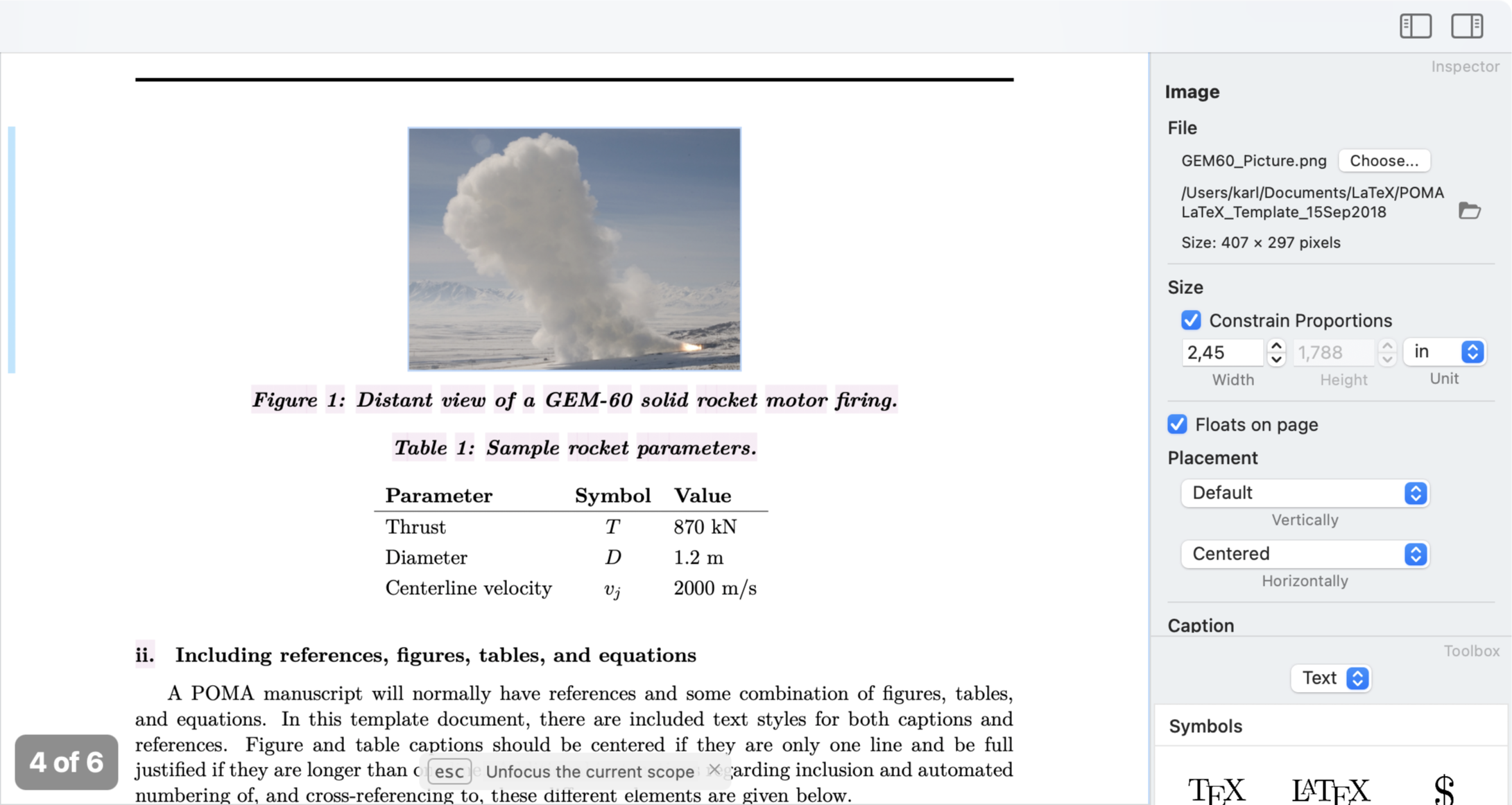 Compositor image inspector on macOS