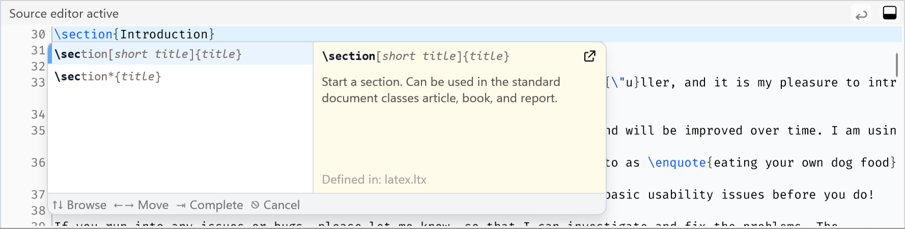 Compositor source completion on Windows